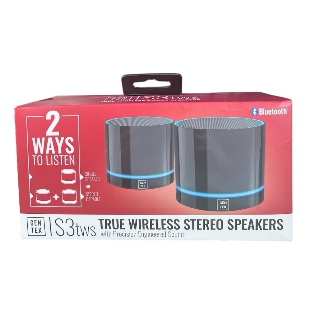 Gen Tek true wirelesss stereo speakers